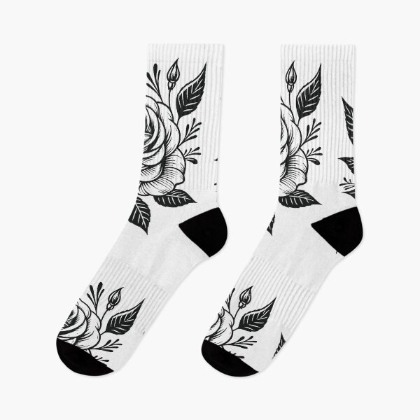 Item preview, Black Rose – Elegant Floral Line Art designed and sold by FalistY.