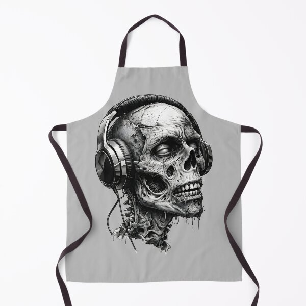 Item preview, Zombie with Headphones - Undead in Headphones designed and sold by NightTimeJ.