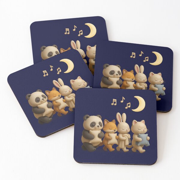 Item preview, Midnight Parade of Stuffed Animals designed and sold by Girih.