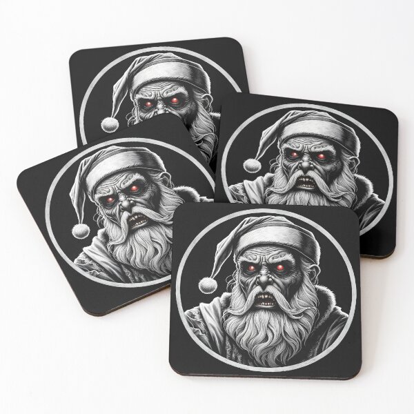 Item preview, Zombie Santa Claus - grayscale designed and sold by NightTimeJ.
