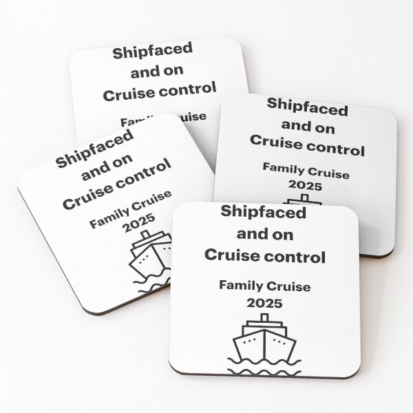 Item preview, Shipfaced and on cruise control family cruise 2025 designed and sold by Paradise-Ts.