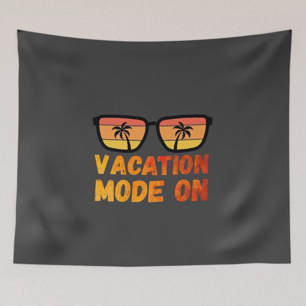 Item preview, Vacation Mode On – Sunset Palm Tree Sunglasses Design designed and sold by Charizmwear.