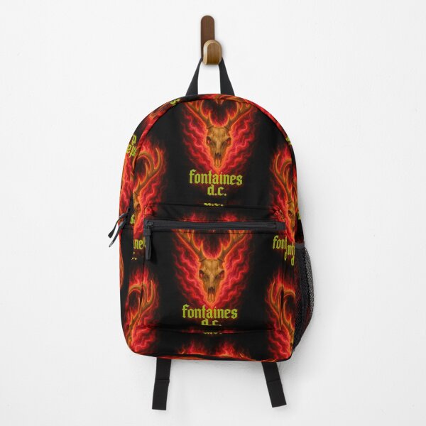 Item preview, Fontaines D.C Flaming Stag Skull designed and sold by jackjoe1708.