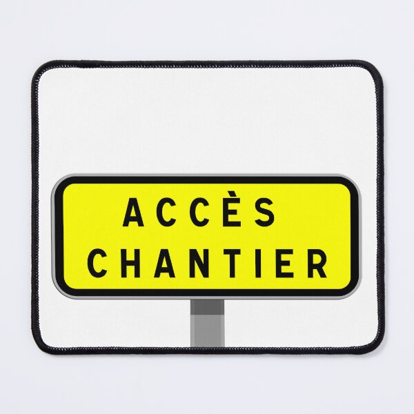 Item preview, Construction site access panel, temporary signage, safety and construction site management designed and sold by Panneaux et signalisations - NPOITEVIN.
