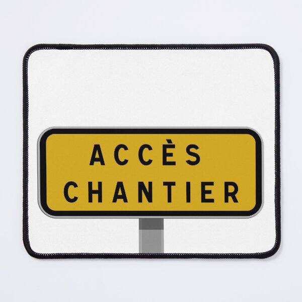 Item preview, Construction site access panel, temporary signage, safety and construction site management designed and sold by Panneaux et signalisations - NPOITEVIN.
