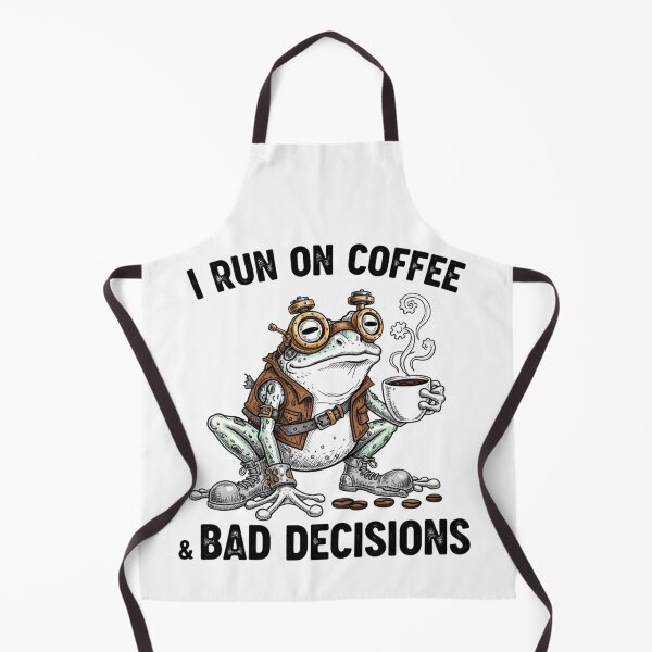 Item preview, I run on coffee & bad decisions designed and sold by TheFrogPunk.