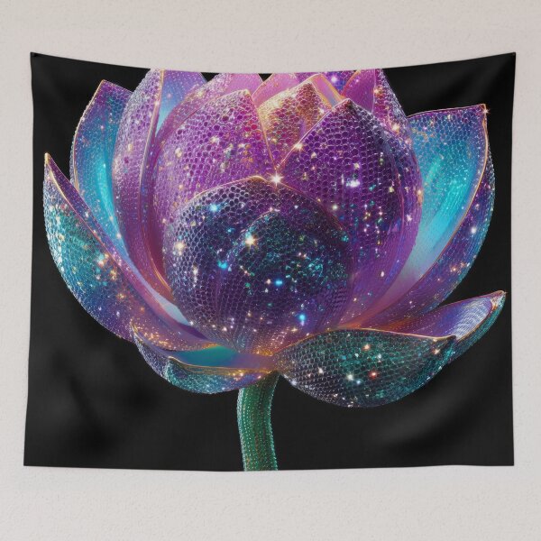 Item preview, Galactic Lotus – Jewel of the Cosmos designed and sold by VisionaryVeils.