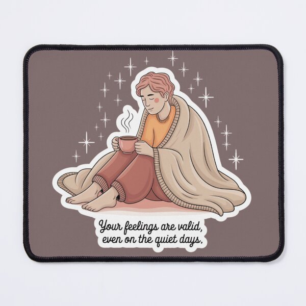 Item preview, Valid Feelings Mental Health Sticker designed and sold by MoodtypeS25.