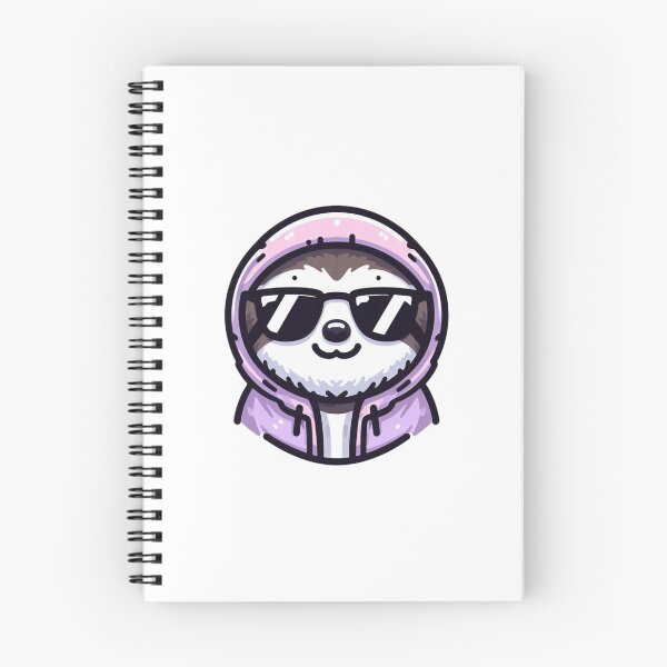 Item preview, Chill Cartoon Sloth in Windbreaker and Shades – Effortlessly Cool Vibe designed and sold by Confuzz1ed.