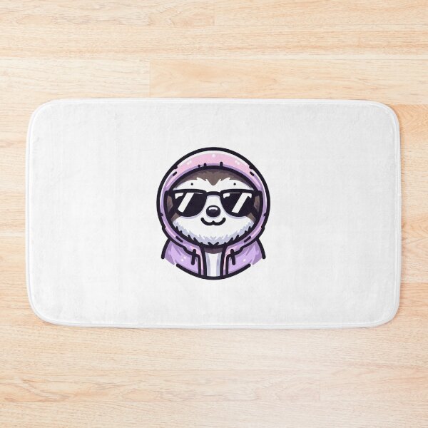 Item preview, Chill Cartoon Sloth in Windbreaker and Shades – Effortlessly Cool Vibe designed and sold by Confuzz1ed.