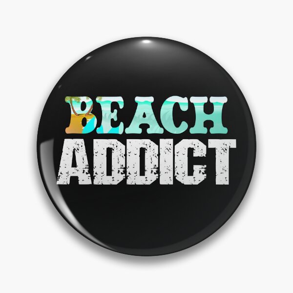 Item preview, Beach Addict Funny Ocean Lover Quote designed and sold by SharpThreadZ.