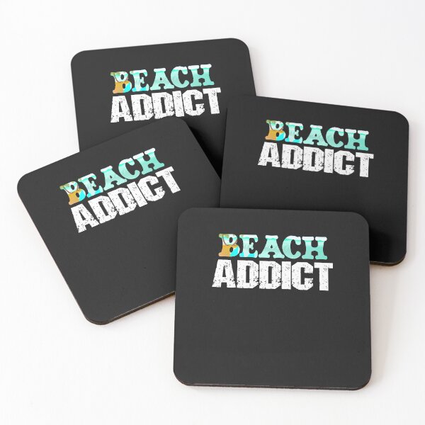 Item preview, Beach Addict Funny Ocean Lover Quote designed and sold by SharpThreadZ.