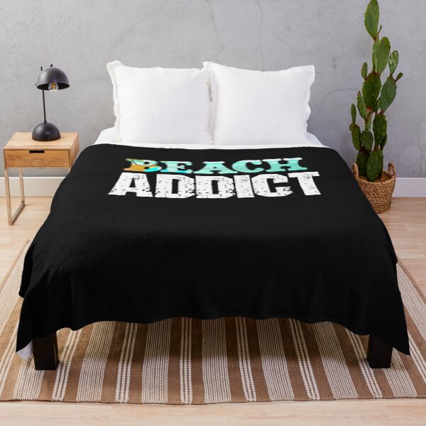 Item preview, Beach Addict Funny Ocean Lover Quote designed and sold by SharpThreadZ.