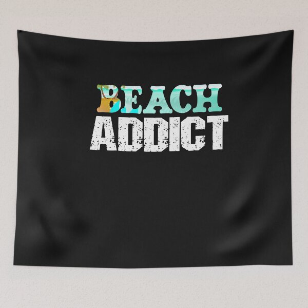 Item preview, Beach Addict Funny Ocean Lover Quote designed and sold by SharpThreadZ.