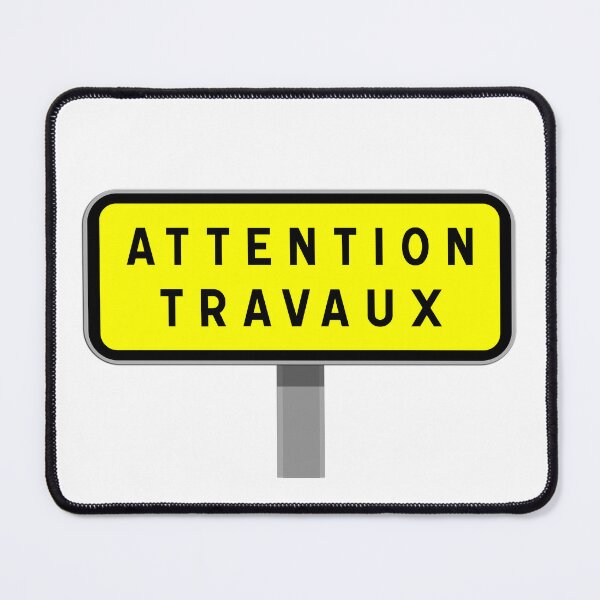 Item preview, Warning sign, temporary signage, safety and construction site alert designed and sold by Panneaux et signalisations - NPOITEVIN.