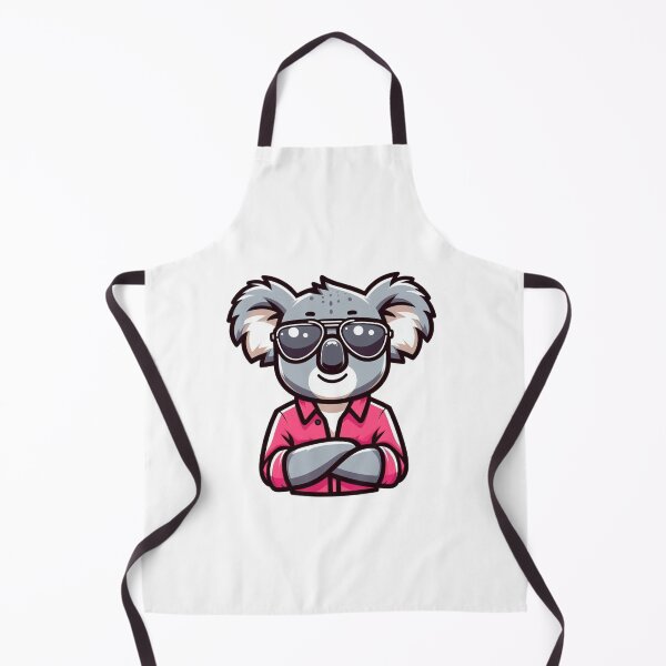 Item preview, Relaxed Cartoon Koala in Pink Shirt and Silver Shades – Chill Vibes Only designed and sold by Confuzz1ed.