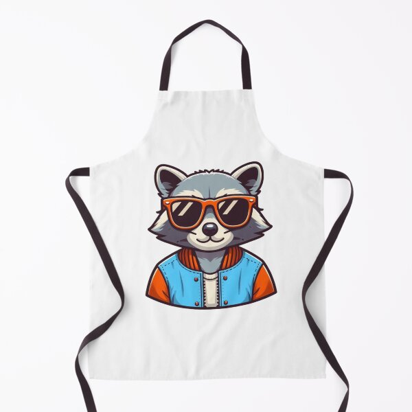 Item preview, Smirking Cartoon Raccoon in Bomber Jacket and Orange Shades – Streetwise Animal Style designed and sold by Confuzz1ed.