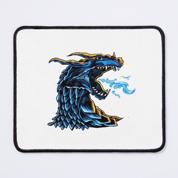 Item preview, Blue dragon demon eastern mythology designed and sold by Joncasmiart.