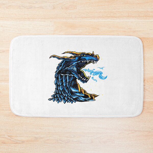 Item preview, Blue dragon demon eastern mythology designed and sold by Joncasmiart.