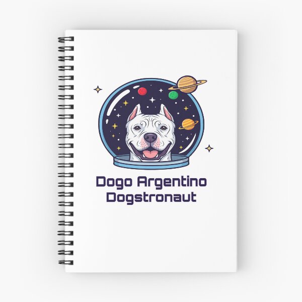 Item preview, Dogo Argentino Dogstronaut – Cute Space Dog  designed and sold by The Real Life Symphony.