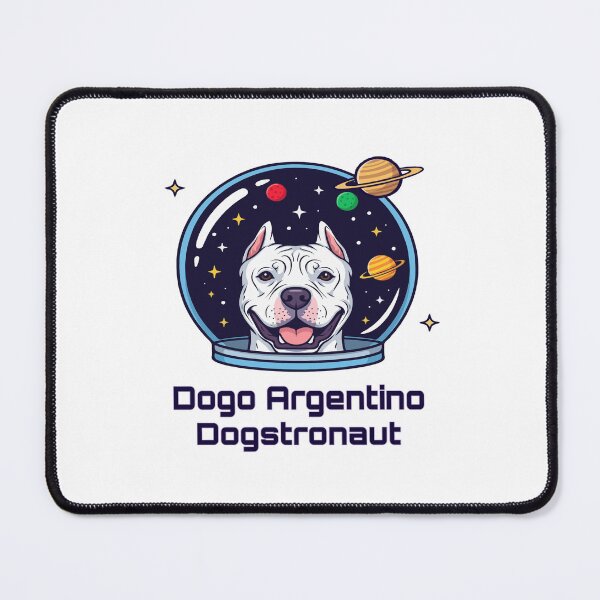 Item preview, Dogo Argentino Dogstronaut – Cute Space Dog designed and sold by The Real Life Symphony.