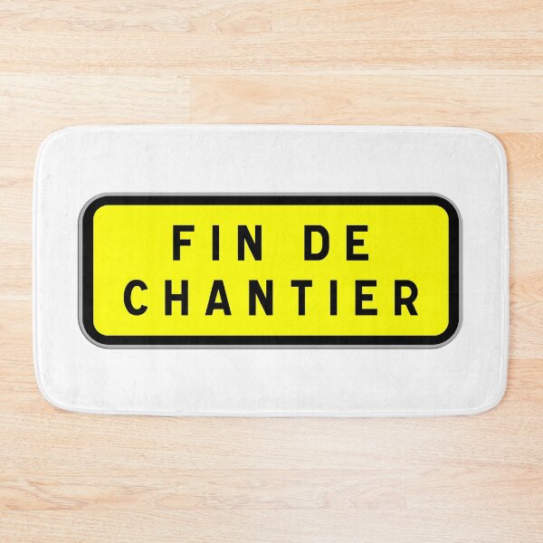 Item preview, End of construction site sign, end of work signage, safety and information designed and sold by Panneaux et signalisations - NPOITEVIN.