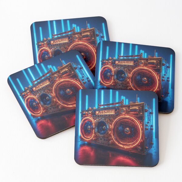 Item preview, Vintage Boombox Art  designed and sold by TheDarkWardrobe.