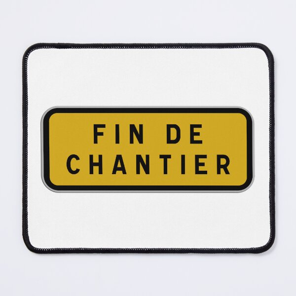 Item preview, End of construction site sign, end of work signage, safety and information designed and sold by Panneaux et signalisations - NPOITEVIN.