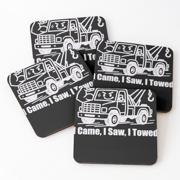 Item preview, I Came, I Saw, I Towed – Funny Tow Truck Driver Tee designed and sold by PiggFamilyPrint.