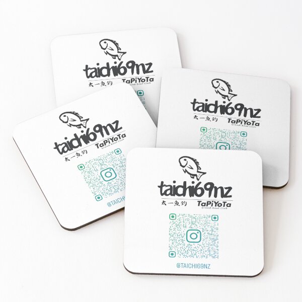 Item preview, Taichi69nz x TaPiYoTa – Fishing Lifestyle Logo Sticker designed and sold by taichi69nz.