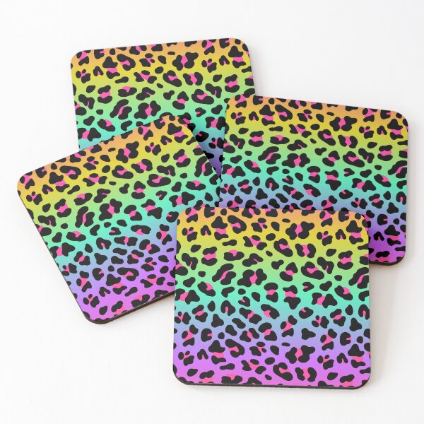 Item preview, Rainbow Y2K Leopard Print Notepad & Backpack designed and sold by Anything Anything.