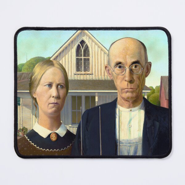 Item preview, Grant Wood - American Gothic designed and sold by Jon-Baran.