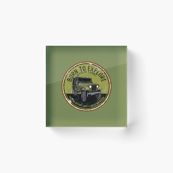 Item preview, Vintage Car Born to Explore Classic designed and sold by Joncasmiart.