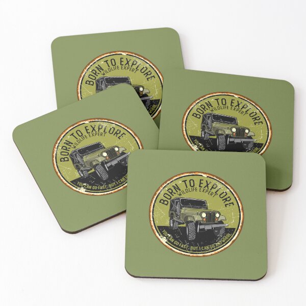 Item preview, Vintage Car Born to Explore Classic designed and sold by Joncasmiart.