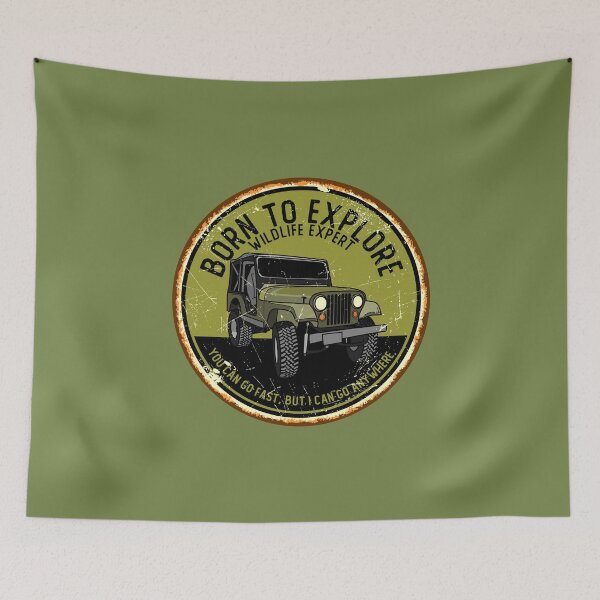 Item preview, Vintage Car Born to Explore Classic designed and sold by Joncasmiart.