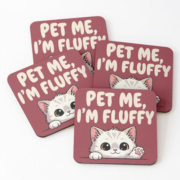 Item preview, Pet Me, I’m Fluffy designed and sold by Amir Faysal.