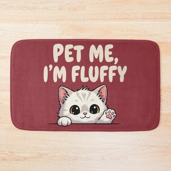 Item preview, Pet Me, I’m Fluffy designed and sold by Amir Faysal.