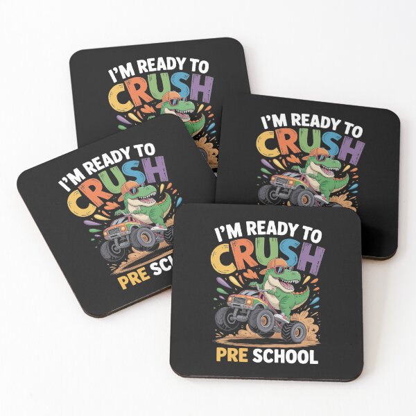 Item preview, I'm Ready To Crush Preschool Dinosaur - Funny Back To School Vehicle T-Rex Design designed and sold by Marpin91.