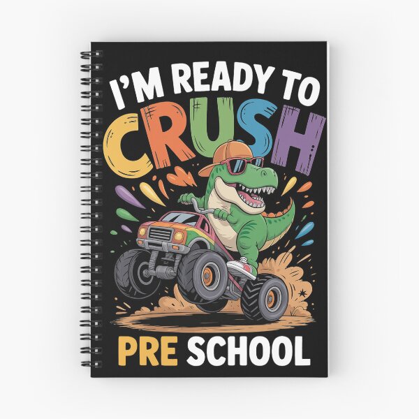 Item preview, I'm Ready To Crush Preschool Dinosaur - Funny Back To School Vehicle T-Rex Design designed and sold by Marpin91.