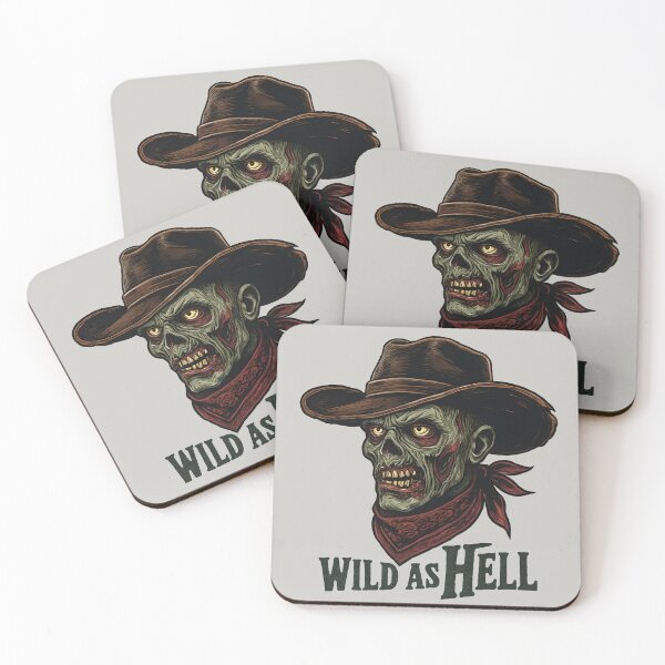 Item preview, Zombie Cowboy - Wild As Hell designed and sold by NightTimeJ.