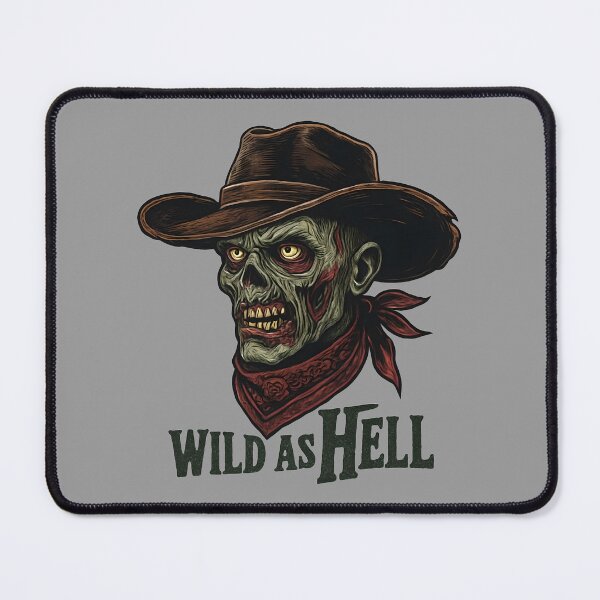 Item preview, Zombie Cowboy - Wild As Hell designed and sold by NightTimeJ.