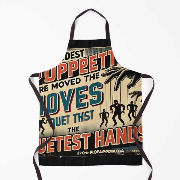 Item preview, Vintage Propaganda Style Poster - "The Loudest Puppets" Political Commentary Art designed and sold by freackly.