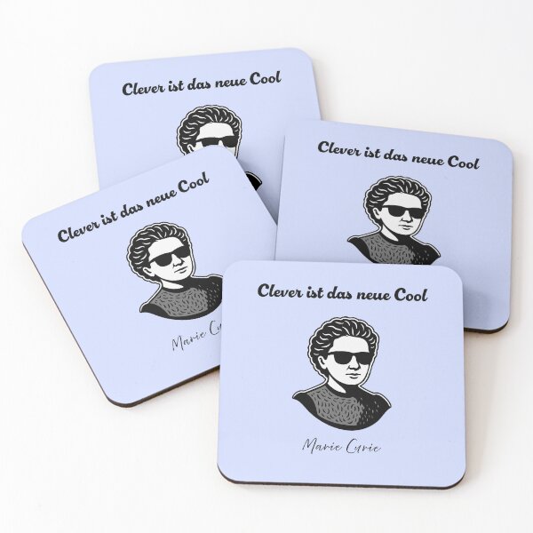 Item preview, Marie Curie with Sunglasses – Feminist Nerd Design for Smart Women designed and sold by Kreativa1.