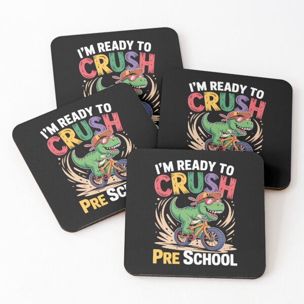 Item preview, I'm Ready To Crush Preschool Dinosaur - Funny Back To School Bike T-Rex Design designed and sold by Marpin91.