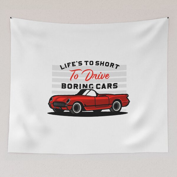 Item preview, Vintage Red Wild Classic Car designed and sold by Joncasmiart.