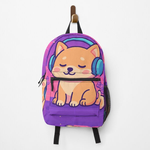 Item preview, Headphones On, World Off –Lo-Fi Shiba Inu Vibes designed and sold by Together-in-calm.