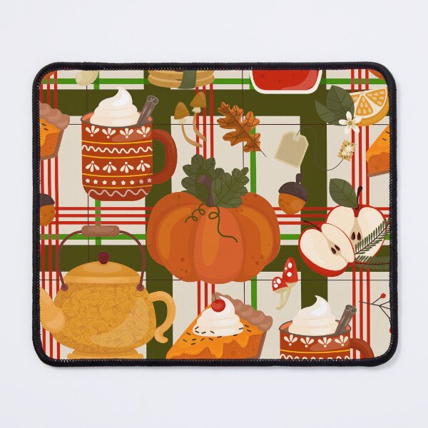 Item preview, cottagecore thanksgiving cozy hygge mushroom tea designed and sold by Gossip Rag.