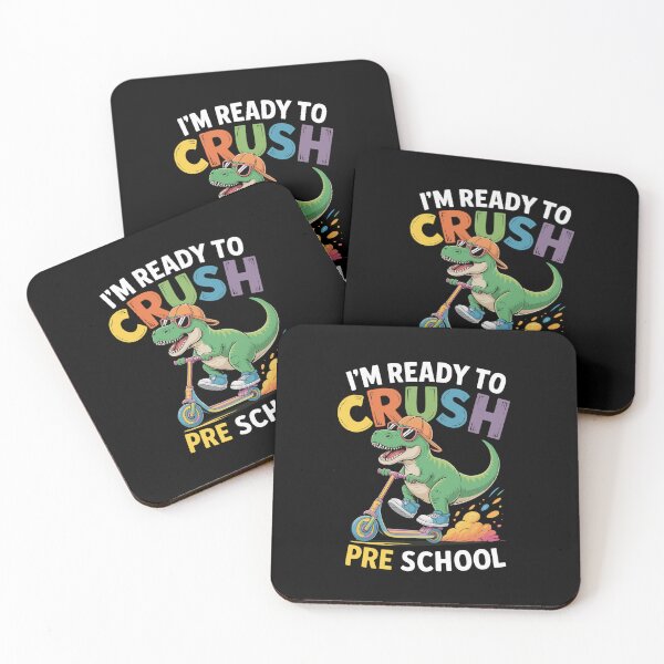 Item preview, I'm Ready To Crush Preschool Dinosaur - Funny Back To School Scooter T-Rex Design designed and sold by Marpin91.