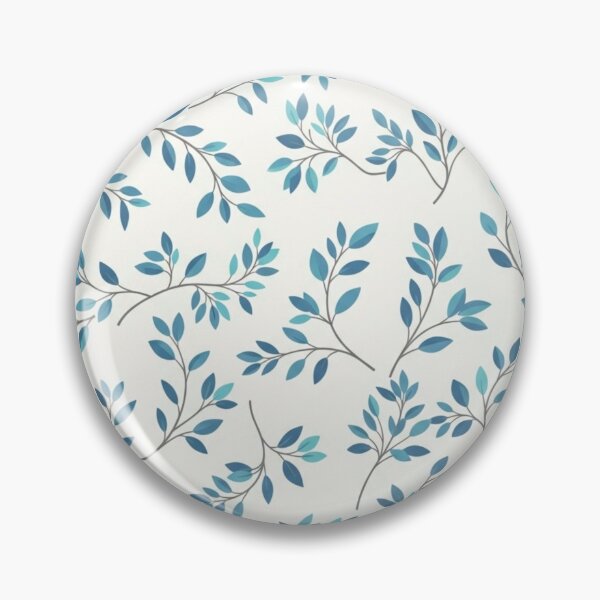 Item preview, Blue Botanical Bliss: A Tranquil Foliage Pattern designed and sold by Arte Zen.