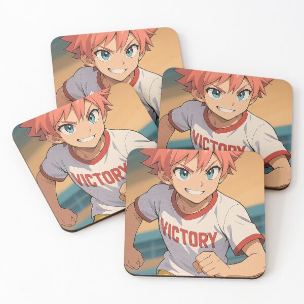 Item preview, Anime Boy Victory Sprint T-Shirt Design – Energetic Manga Style Character Running Pose designed and sold by weirdfishes123.